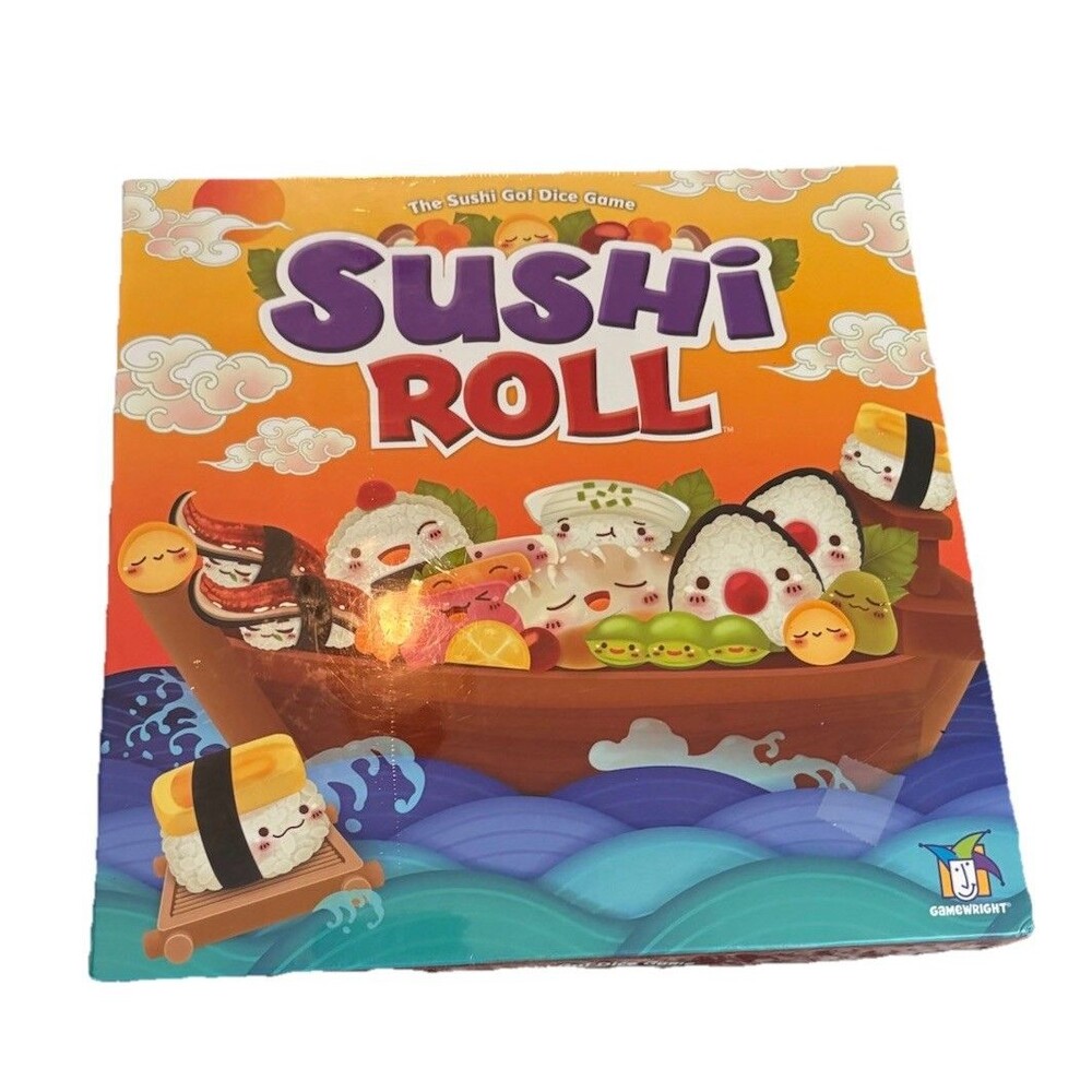 Gamewright Sushi Roll Board Game - The Sushi Go! Dice Game - NEW In Box, Sealed